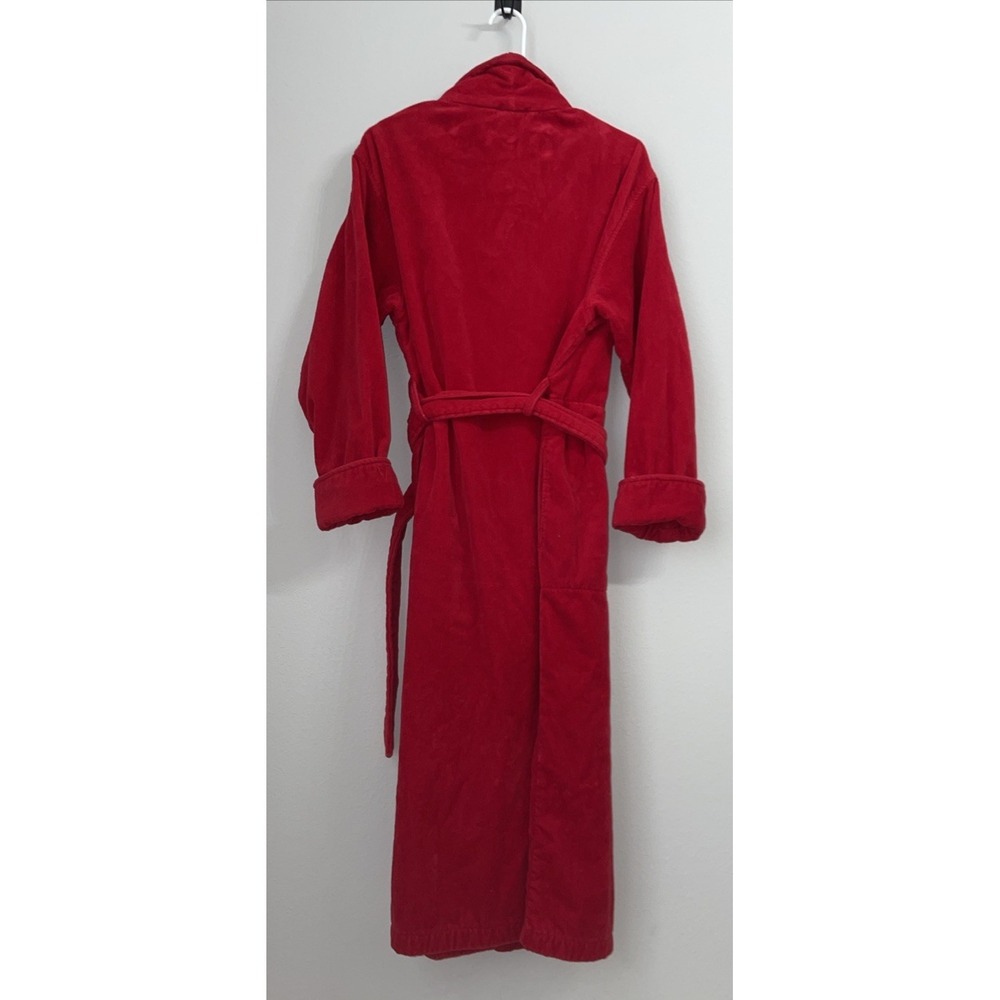 VICTORIA'S SECRET TERRY CLOTH BATH ROBE-RED-SIZE XS/S - Picture 4 of 4